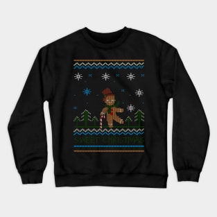 Dancing gingerbread man Crewneck Sweatshirt